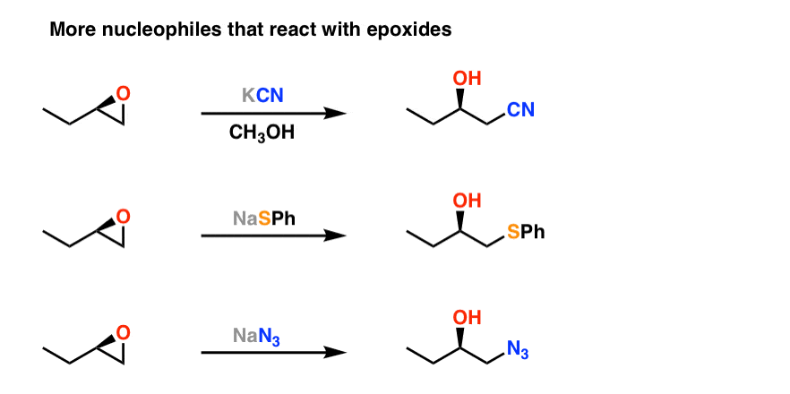 Opening Of Epoxide With Base — Master Organic Chemistry