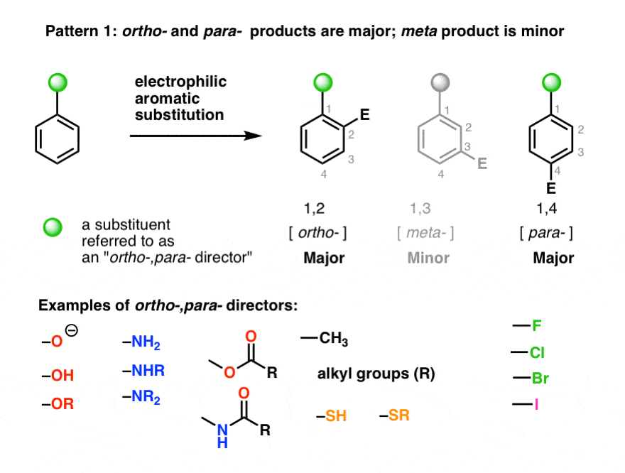 Ortho Para And Meta Directors In Electrophilic Aromatic Substitution